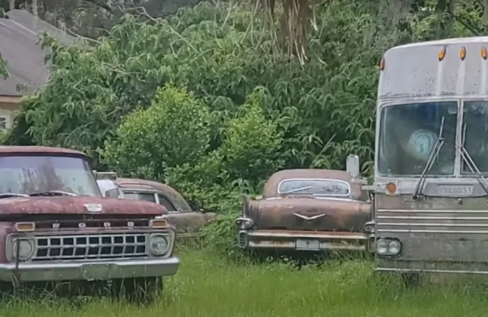 Эксклюзив во дворе: в старом поместье были найдены редкие представительные автомобили (видео) 2 bffff2fbb9724f305e29fa0173d3e5eb